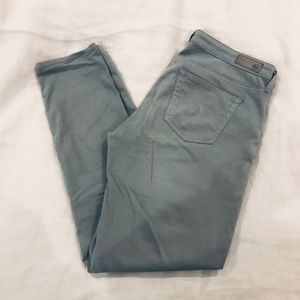 AG “The Stevie” Slim Straight Ankle Jeans